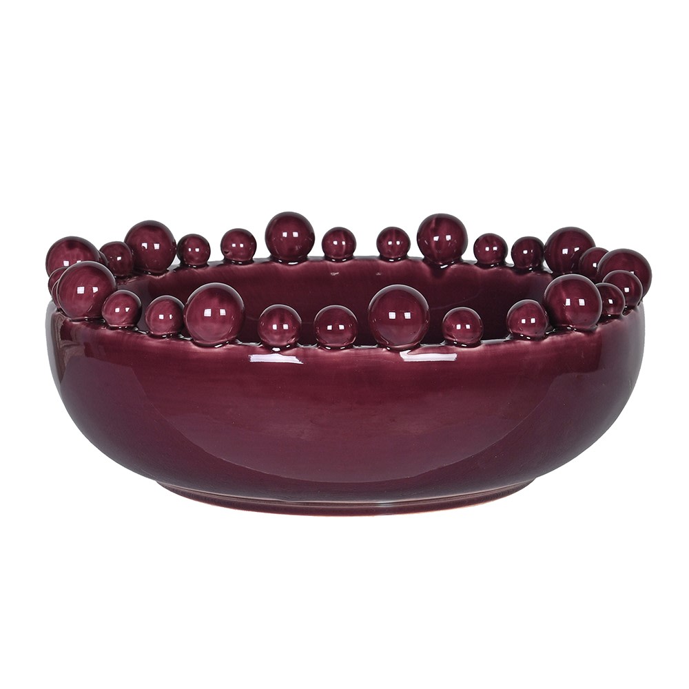 Burgundy Bobble Bowl by Kensington