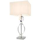 Bali Polished Chrome Twist Table Lamp by RV Astley