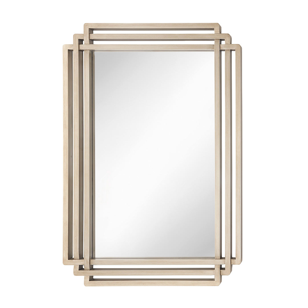 Oswin Champagne Silver Mirror by RV Astley