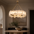 Irregular Alabaster Chandelier by Luxe Collection