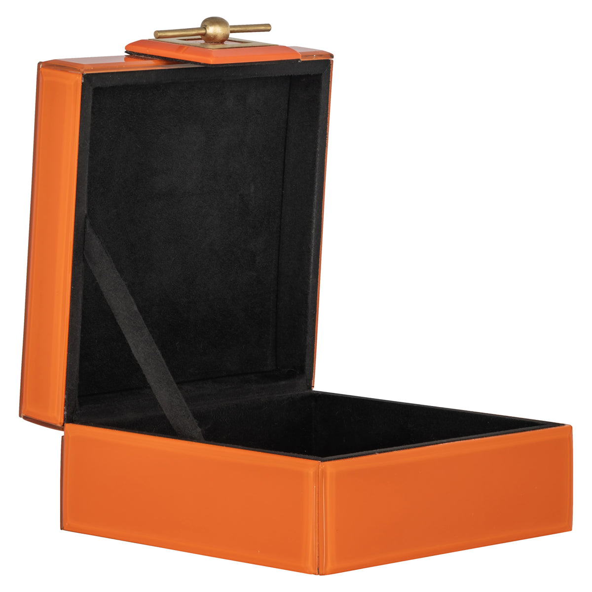 Storage box Bodine orange small by Richmond Interiors