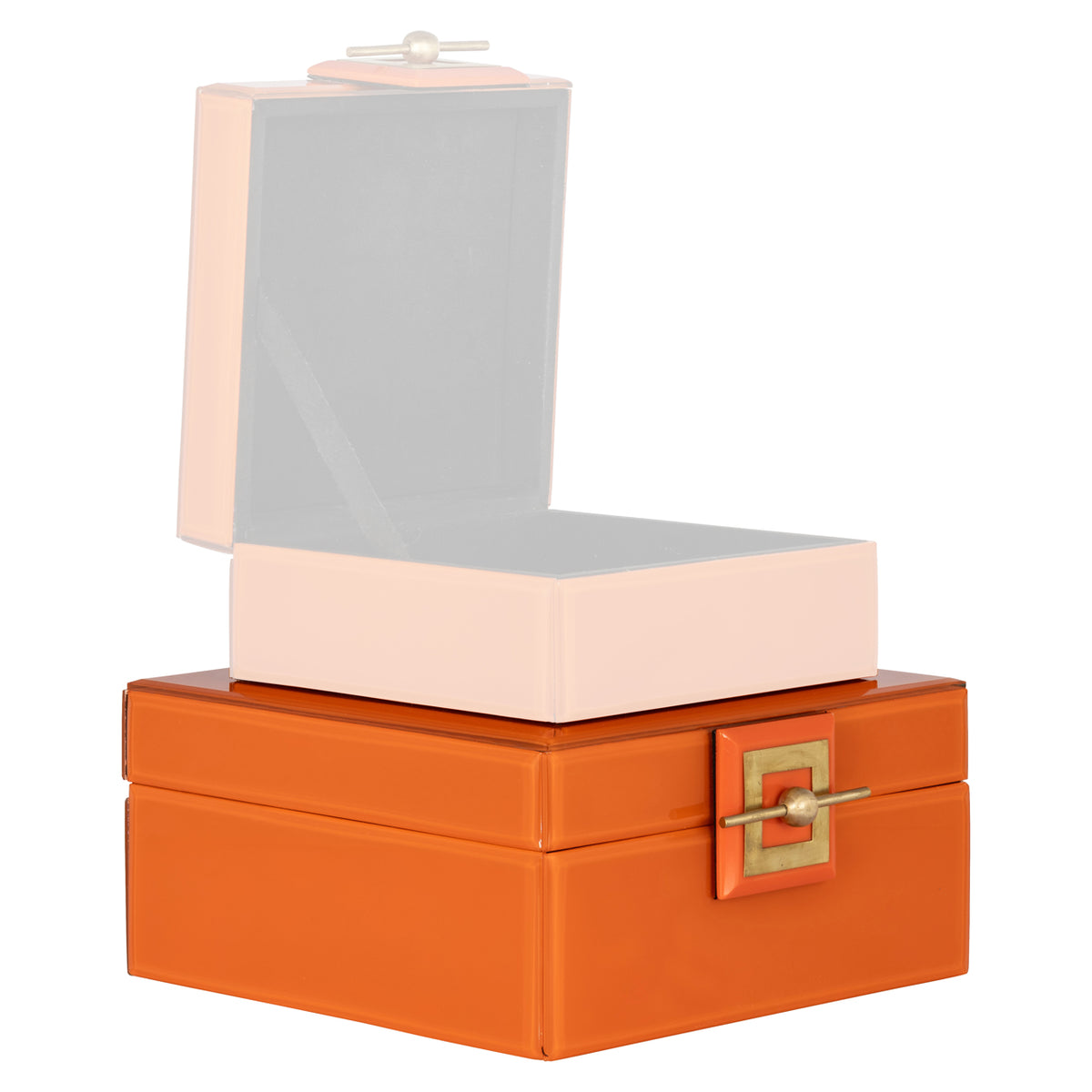 Storage box Bodine orange large by Richmond Interiors