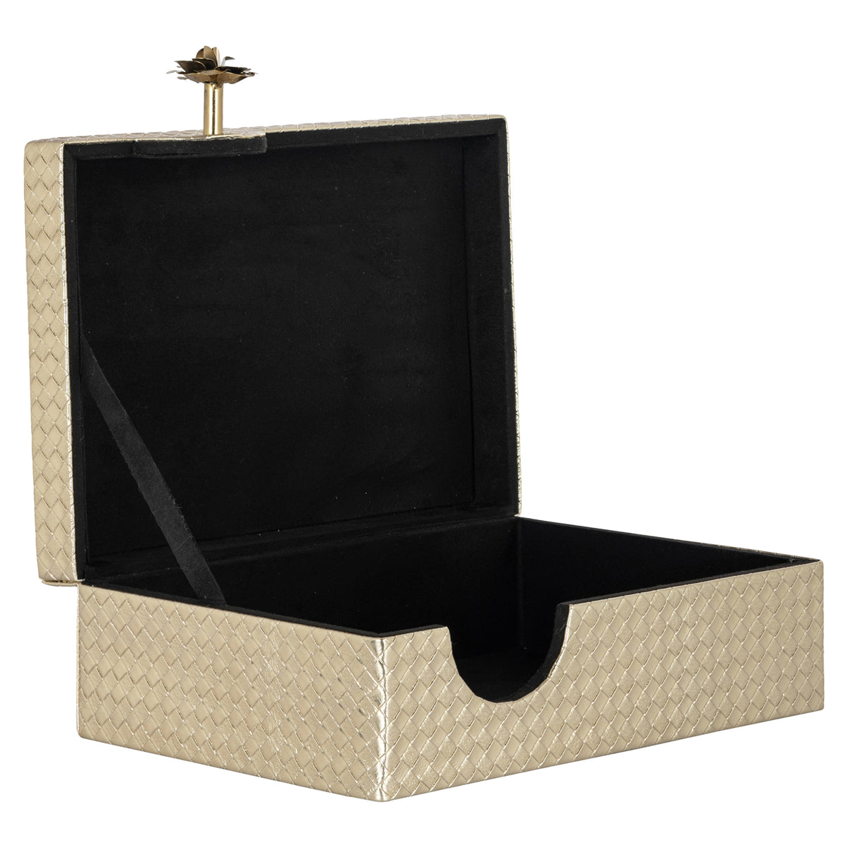 Storage box Trace gold large by Richmond Interiors