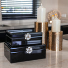 Storage box Vivy black large by Richmond Interiors