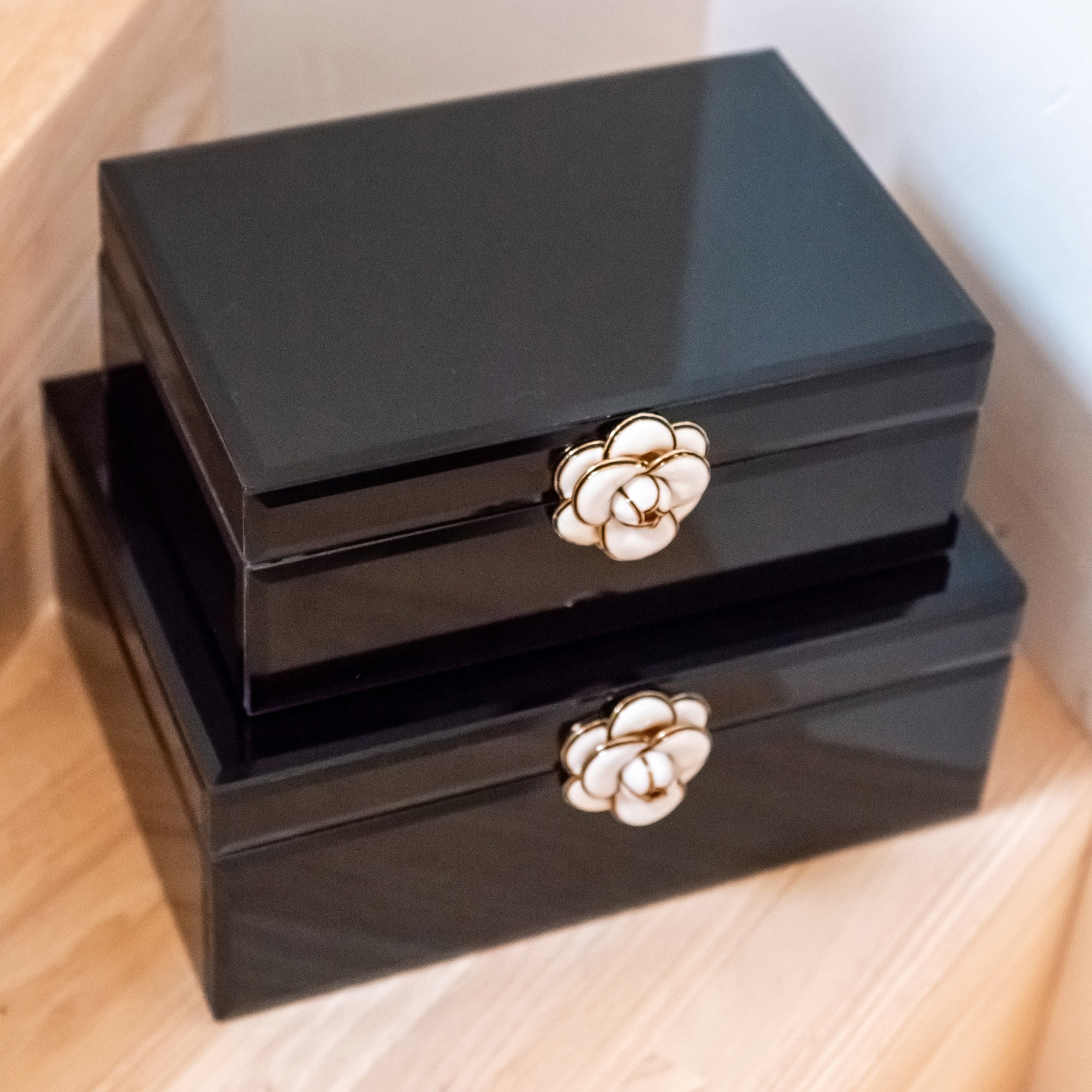 Storage box Vivy black large by Richmond Interiors