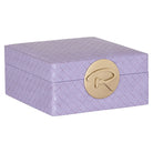 Storage box Joelle purple small by Richmond Interiors