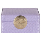 Storage box Joelle purple small by Richmond Interiors