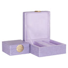 Storage box Joelle purple small by Richmond Interiors