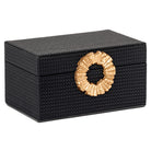 Storage box Amal black/gold small by Richmond Interiors