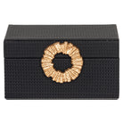 Storage box Amal black/gold small by Richmond Interiors