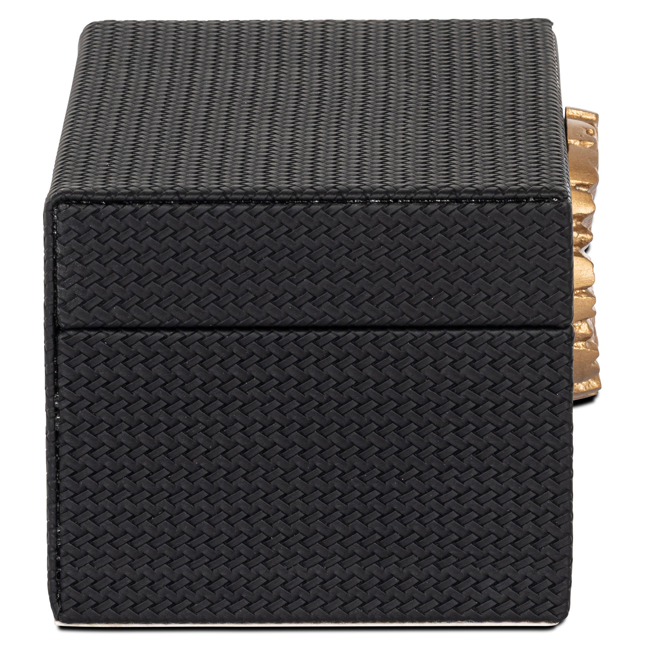 Storage box Amal black/gold small by Richmond Interiors