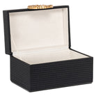 Storage box Amal black/gold small by Richmond Interiors