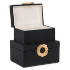 Storage box Amal black/gold small by Richmond Interiors
