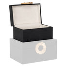 Storage box Amal black/gold small by Richmond Interiors