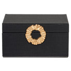 Storage box Amal black/gold large by Richmond Interiors