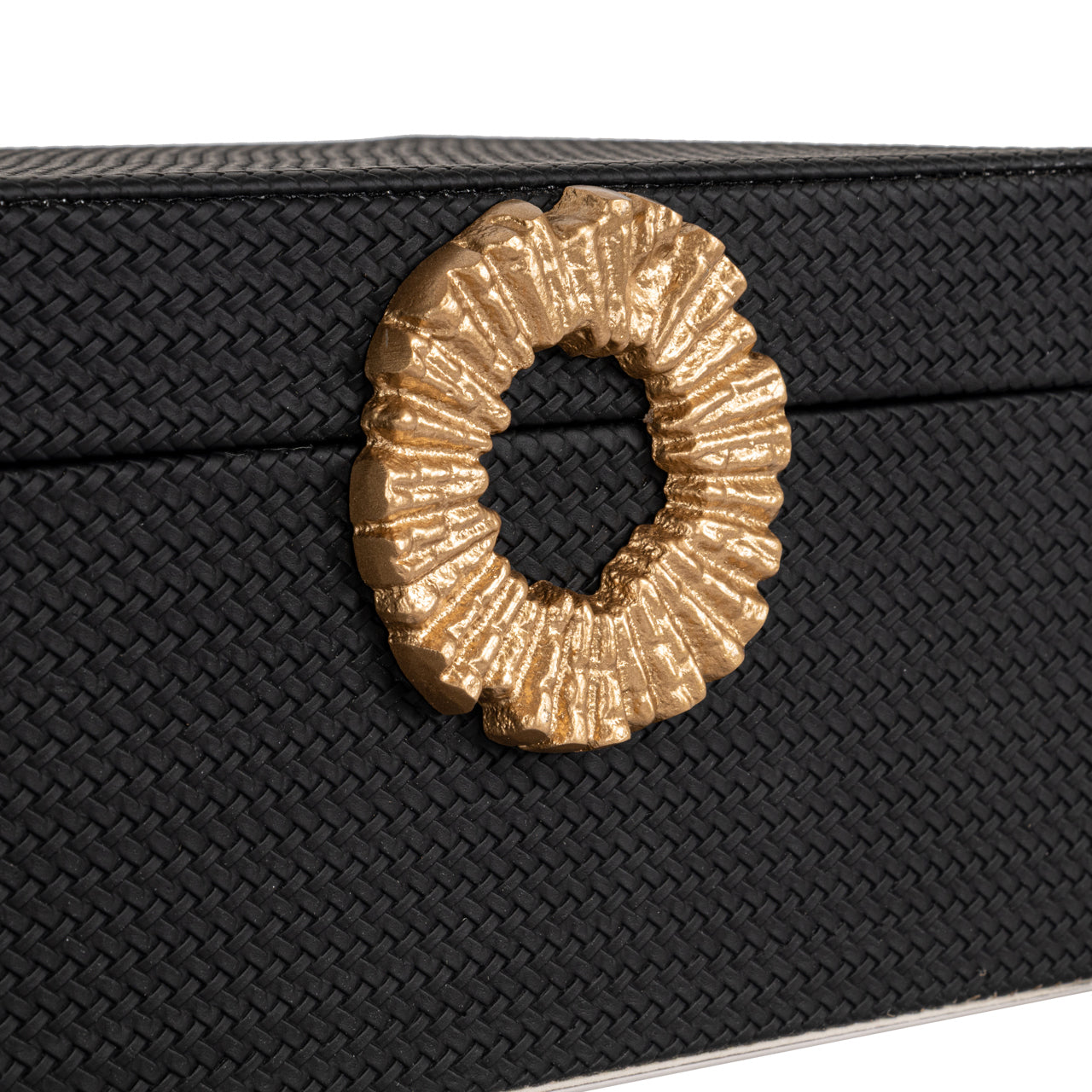 Storage box Amal black/gold large by Richmond Interiors