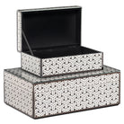 Storage box Feliz black/white small by Richmond Interiors