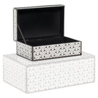 Storage box Feliz black/white small by Richmond Interiors