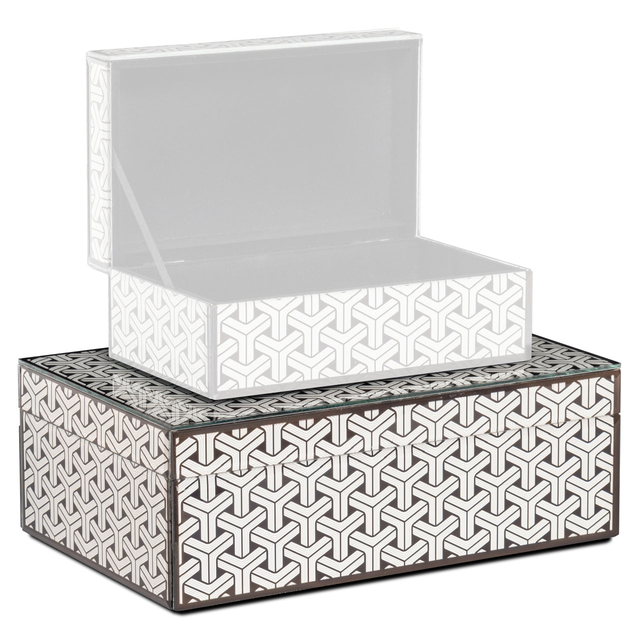 Storage box Feliz black/white large by Richmond Interiors