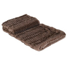 Chocolate Faux Fur Blanket Kensington
