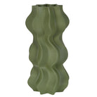 Small Ruched Olive Vase by Kensington