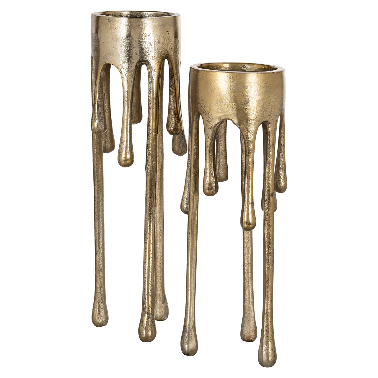 Candle holder Lorin brushed gold small by Richmond Interiors