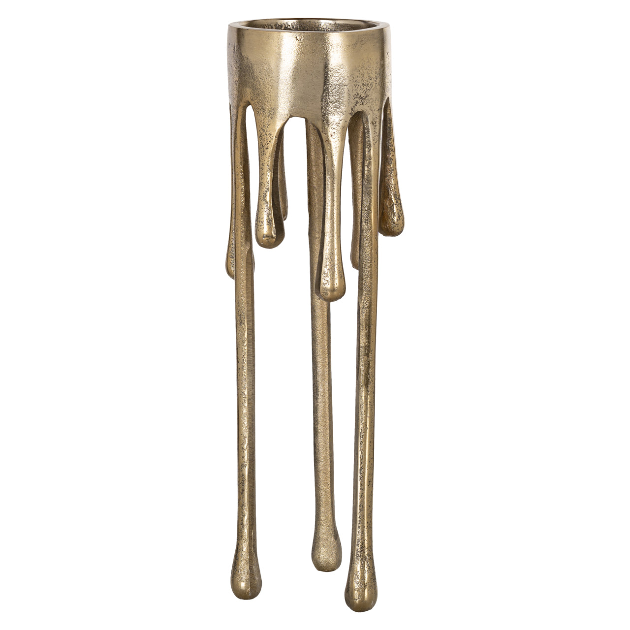Candle holder Lorin brushed gold large by Richmond Interiors
