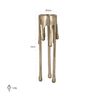 Candle holder Lorin brushed gold large by Richmond Interiors