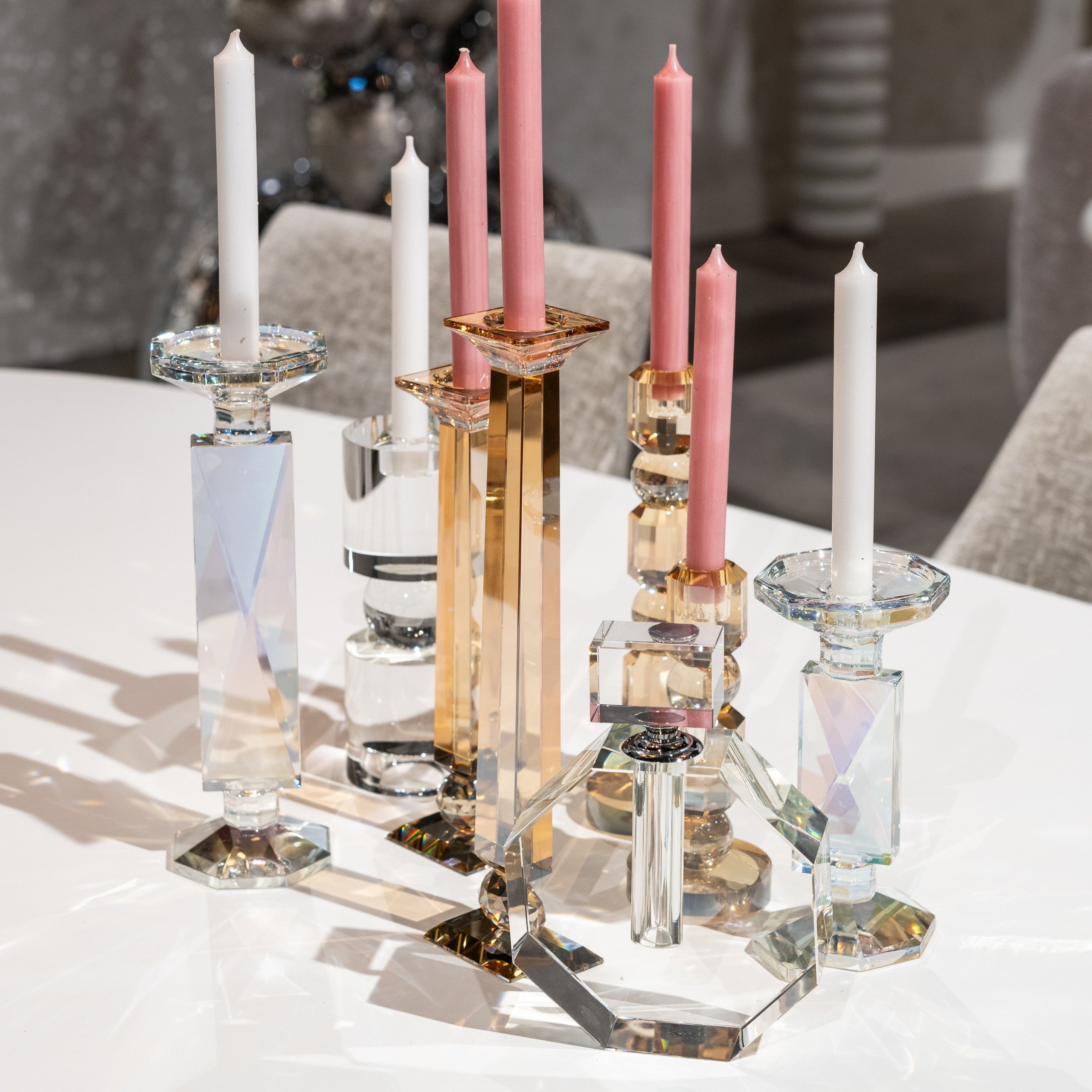 Candle holder Milou amber large by Richmond Interiors