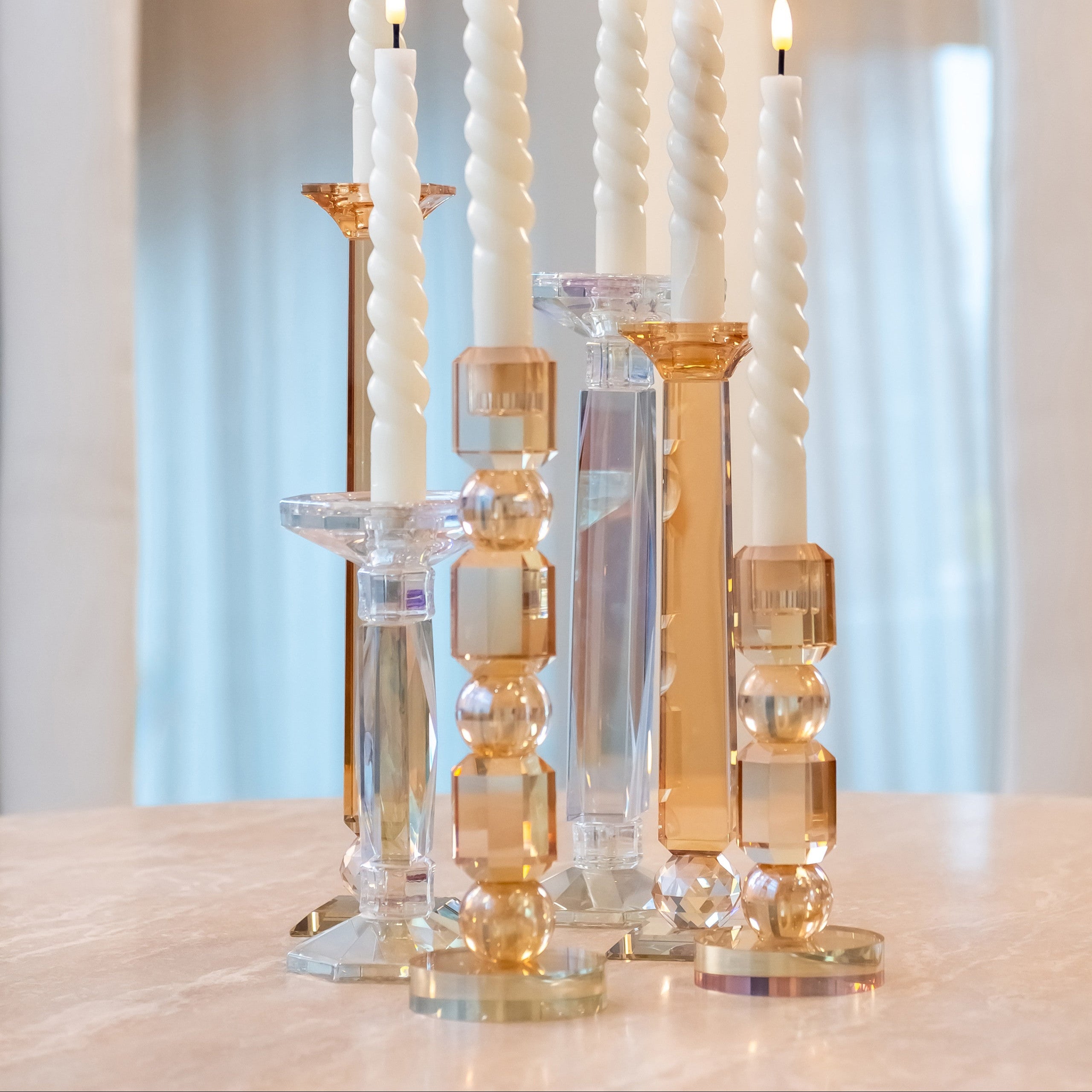 Candle holder Milou amber large by Richmond Interiors