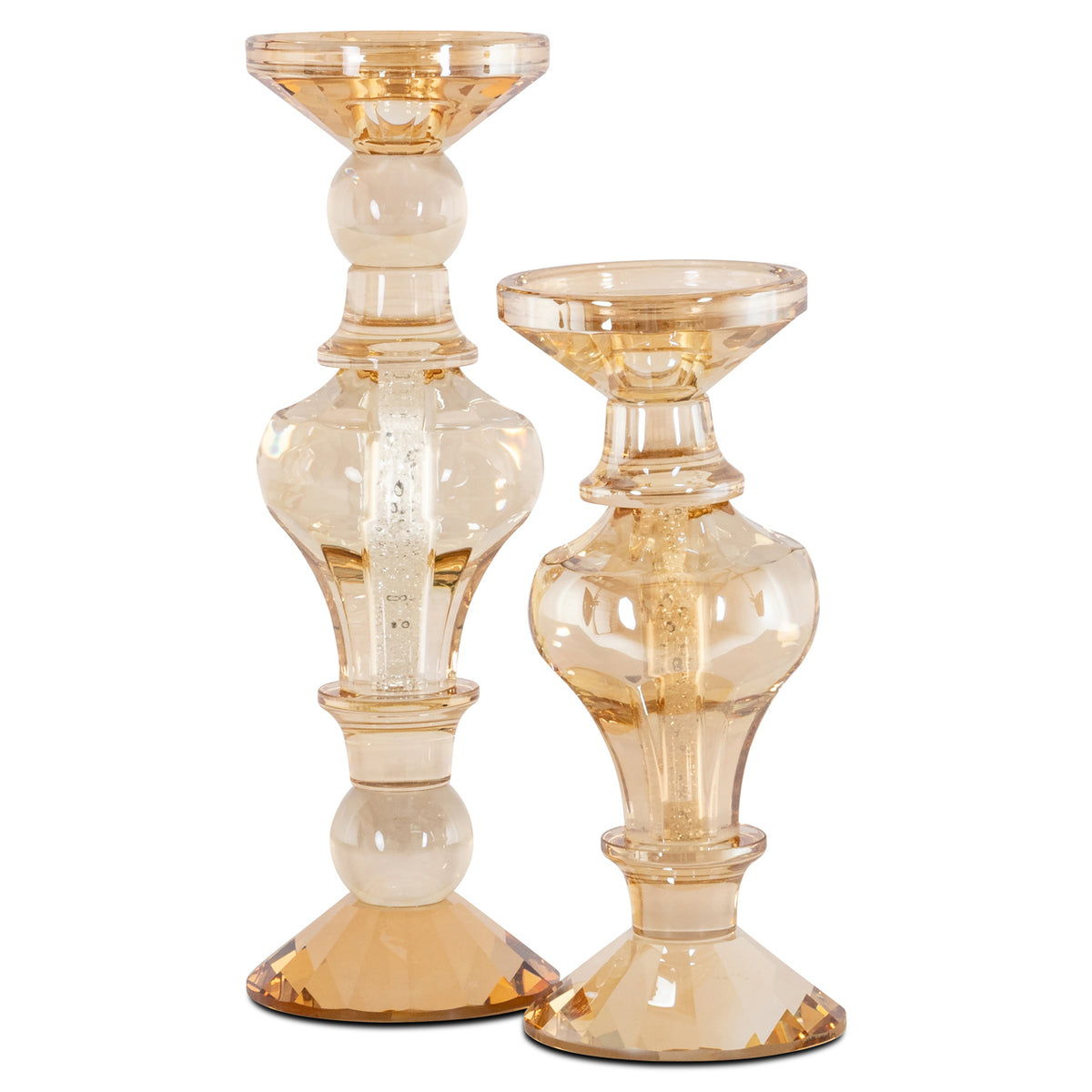 Candle holder Dilan amber large by Richmond Interiors