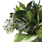 Mixed Greenery Arrangement in Glass Vase by Kensington