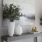 Ellen I Vase - White Glazed Ceramic