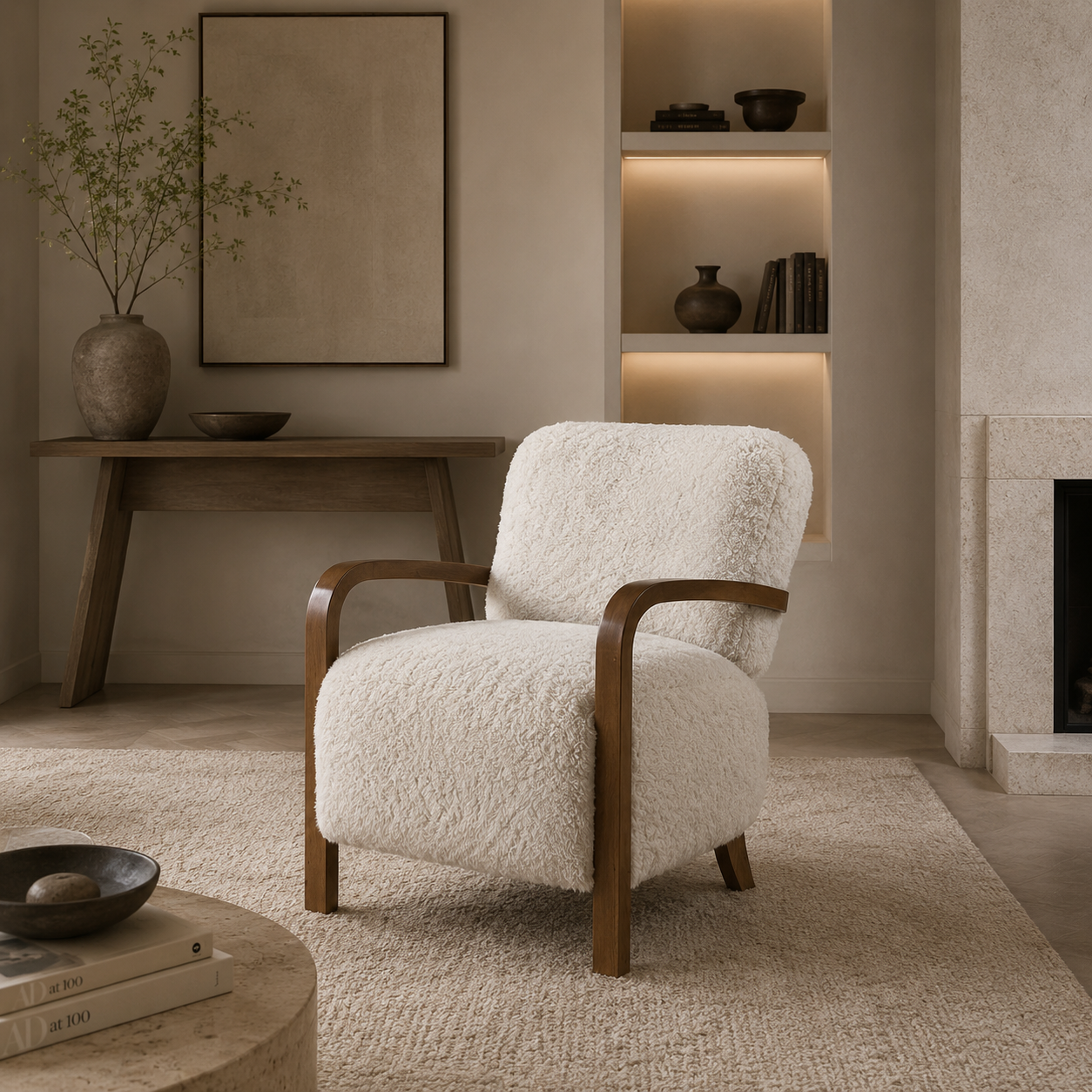 Kington Club Chair - Grey by D.I. Designs