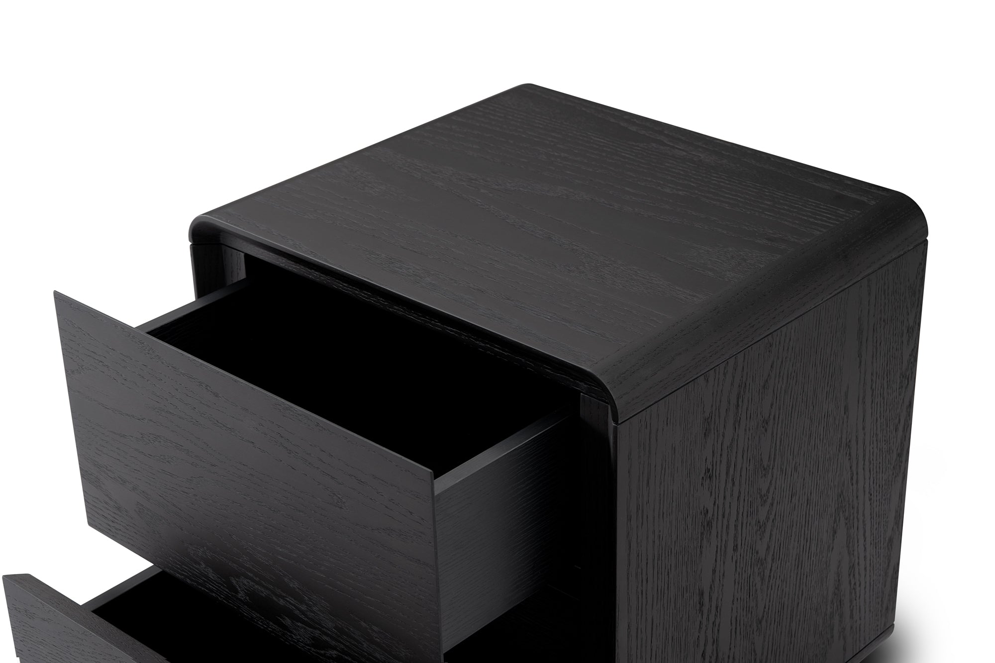 Kota Smoke Oak Bedside Table by Tommy Franks