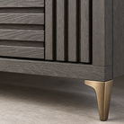 Kyoto Grey Oak Veneer Media TV Cabinet Unit Berkeley Designs