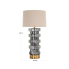 Table lamp Jaylee black/white by Richmond Interiors