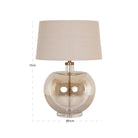 Table lamp Jazzy amber by Richmond Interiors