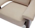 Riviera Occasional Chair - Hopper Desert | Dark Brown Solid Wood by Liang & Eimil
