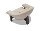 Riviera Occasional Chair - Hopper Desert | Dark Brown Solid Wood by Liang & Eimil