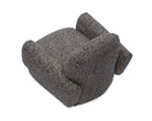Bolton Swivel Occasional Chair - Tetru Terra | Matt Black Metal by Liang & Eimil