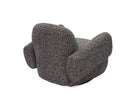 Bolton Swivel Occasional Chair - Tetru Terra | Matt Black Metal by Liang & Eimil
