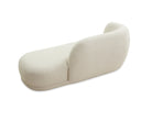 Curva Sand Chenille Chaise Sofa by Liang & Eimil