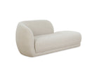 Curva Sand Chenille Chaise Sofa by Liang & Eimil
