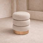 Trace Footstool - Hopper Desert | Natural Oak Solid Wood by Liang & Eimil