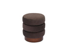 Trace Footstool - Hopper Terra | Mid Brown Oak Solid Wood by Liang & Eimil