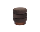 Trace Footstool - Hopper Terra | Mid Brown Oak Solid Wood by Liang & Eimil