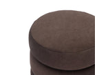 Trace Footstool - Hopper Terra | Mid Brown Oak Solid Wood by Liang & Eimil