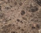 Allure Dark Brown Emperador Marble & Acacia Wood Bedside Table by Liang & Eimil