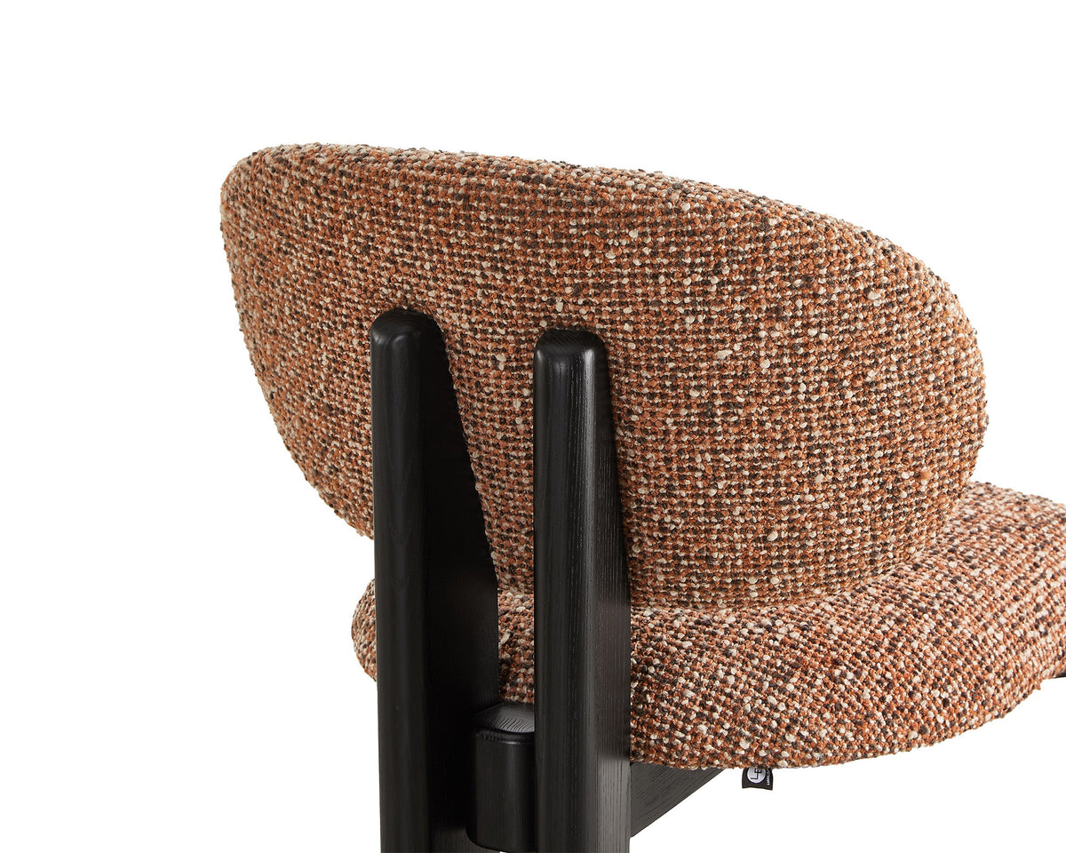 Lithos Dining Chair - Dexter Sparkle Rust (Set of 2) Liang & Eimil